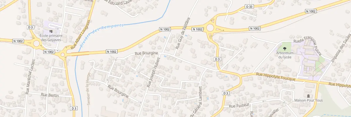 Plan du 54 Rue Bourgine à Saint-Joseph