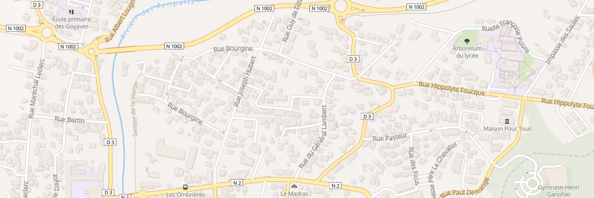 Plan du 3 Rue des Palmiers à Saint-Joseph