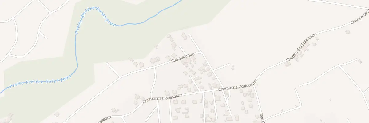Plan du 21 Rue Saramito à Sainte-Suzanne