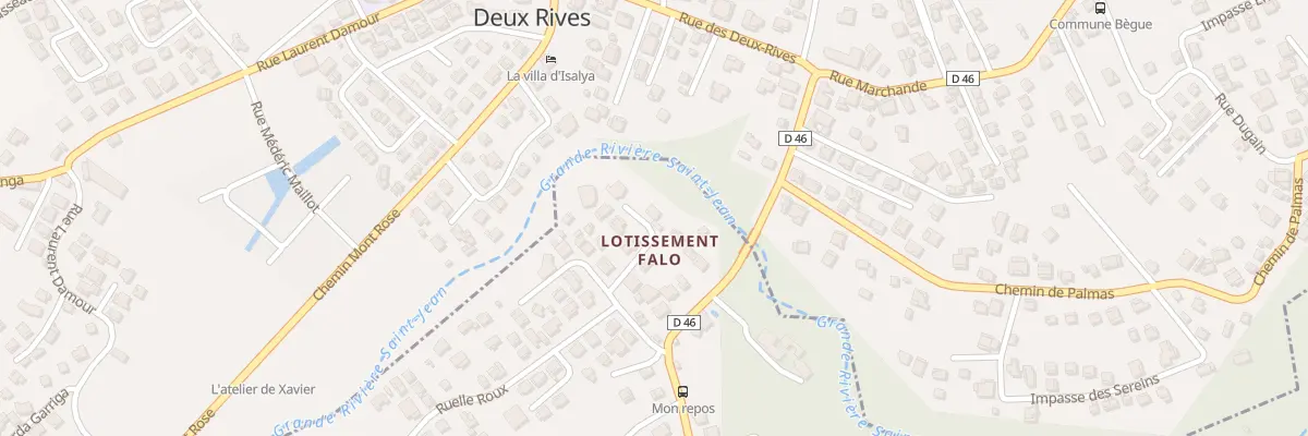 Plan du 74 Rle Roux à Saint-André