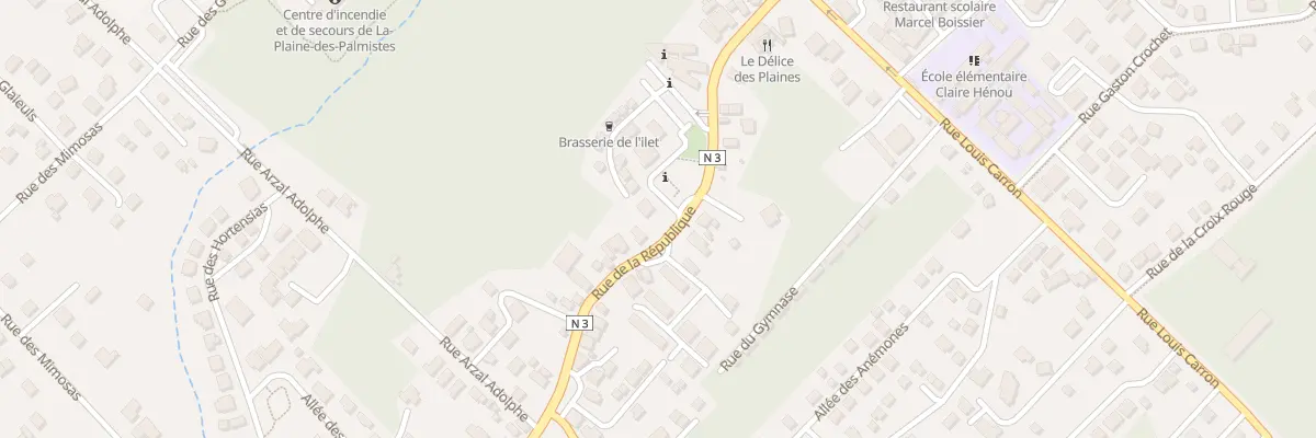 Plan du 266 Rue de la République à La Plaine-des-Palmistes