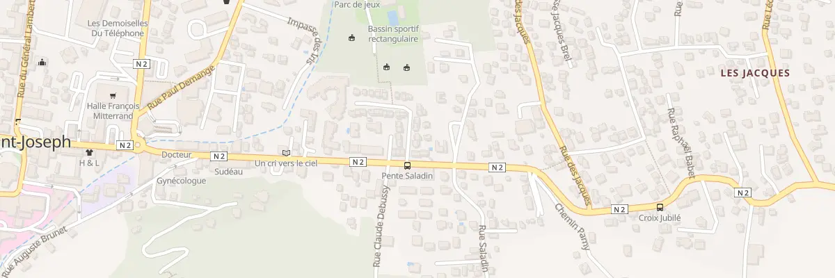 Plan du 4 Rue Charles Lindbergh à Saint-Joseph