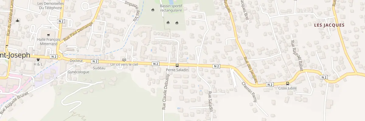 Plan du 401 Rue Raphaël Babet à Saint-Joseph