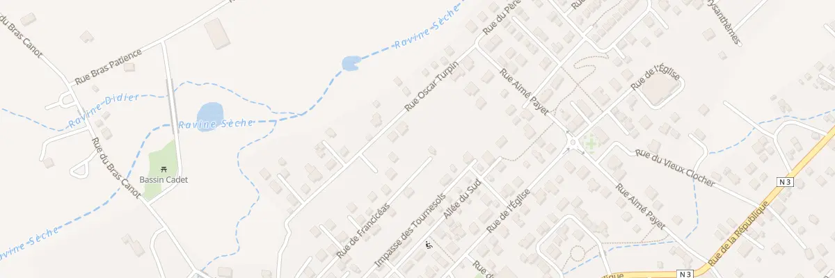 Plan du 19 Rue Oscar Turpin à La Plaine-des-Palmistes