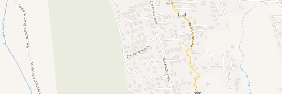 Plan du 4 Rue des Acanthes à Saint-Joseph
