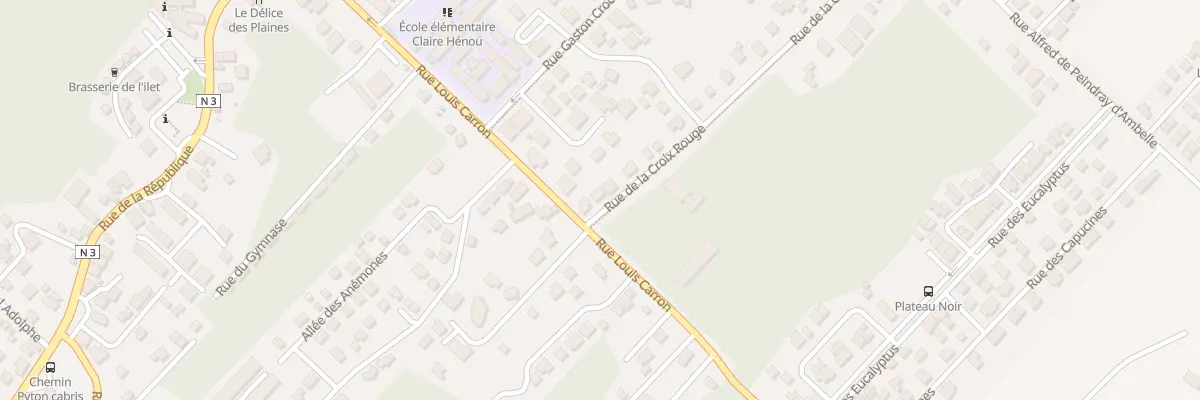 Plan du 42 Rue de la Croix Rouge à La Plaine-des-Palmistes