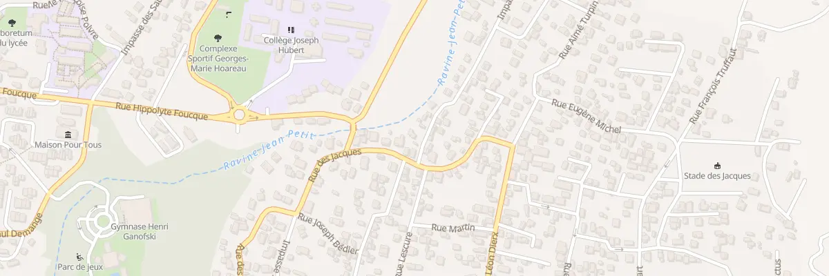 Plan du 3 Rue Aime Lebon à Saint-Joseph