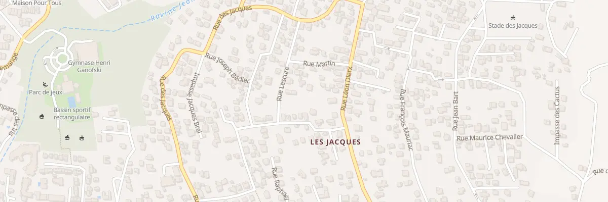 Plan du 25 Rue Lescure à Saint-Joseph