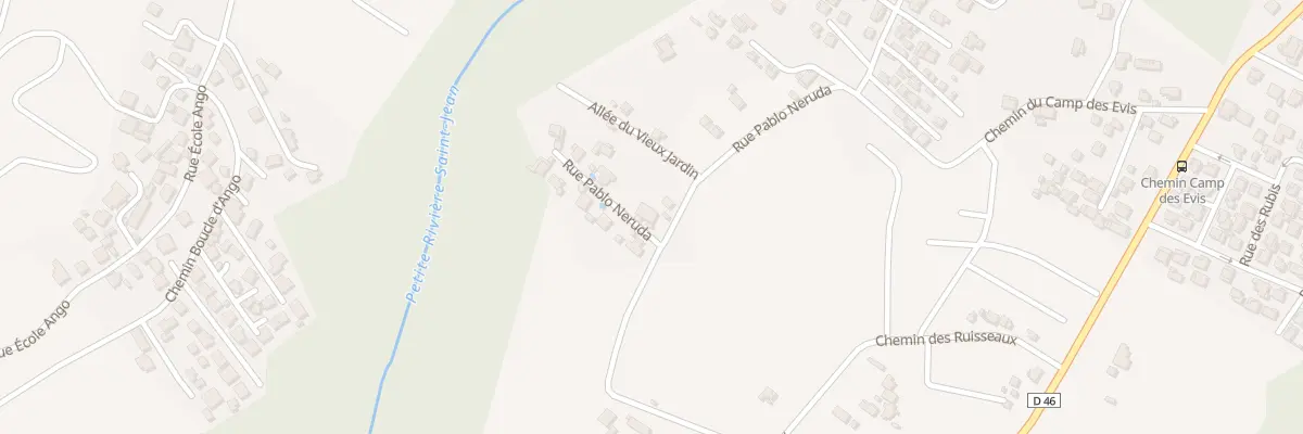 Plan du 10 Rue Pablo Néruda à Sainte-Suzanne