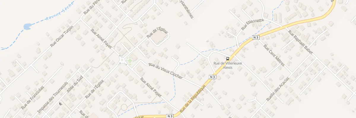 Plan du 16 Rue du Vieux Clocher à La Plaine-des-Palmistes