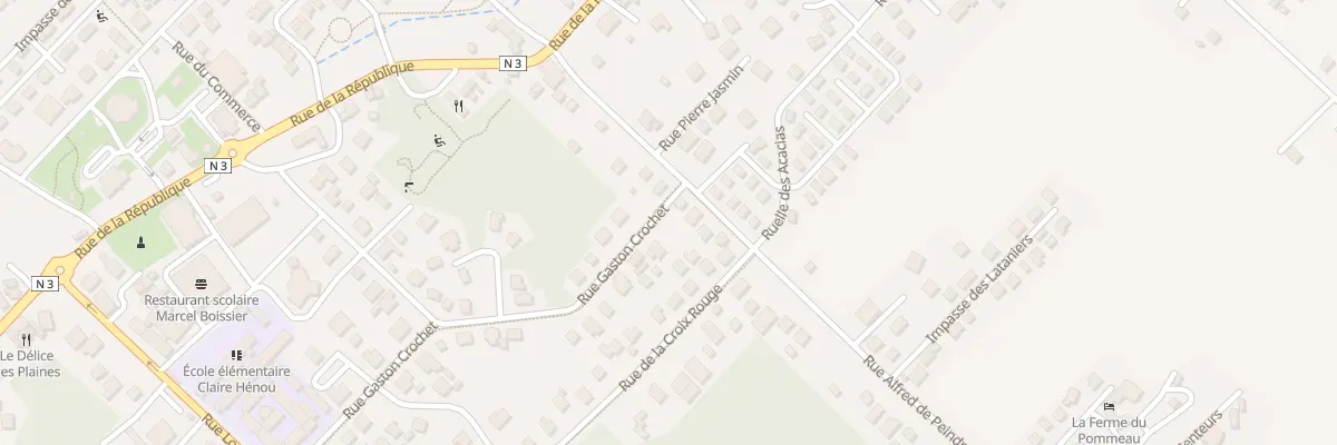 Plan du 1 Rue Gaston Crochet à La Plaine-des-Palmistes