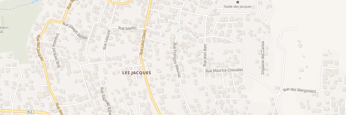 Plan du 33 Rue Francois Mauriac à Saint-Joseph