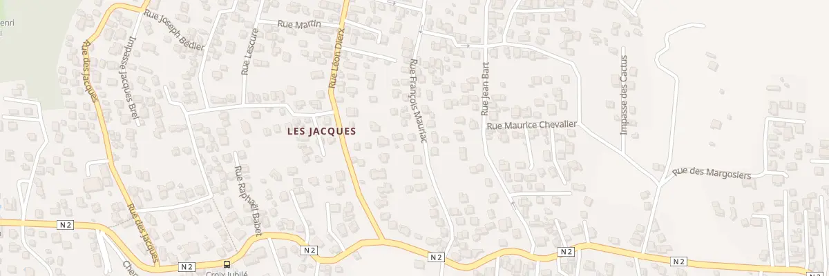 Plan du 23 Rue Francois Mauriac à Saint-Joseph