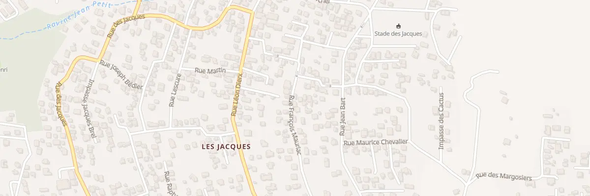 Plan du 36 Rue Francois Mauriac à Saint-Joseph