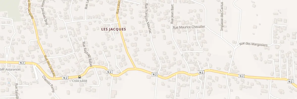Plan du 13 Rue Francois Mauriac à Saint-Joseph
