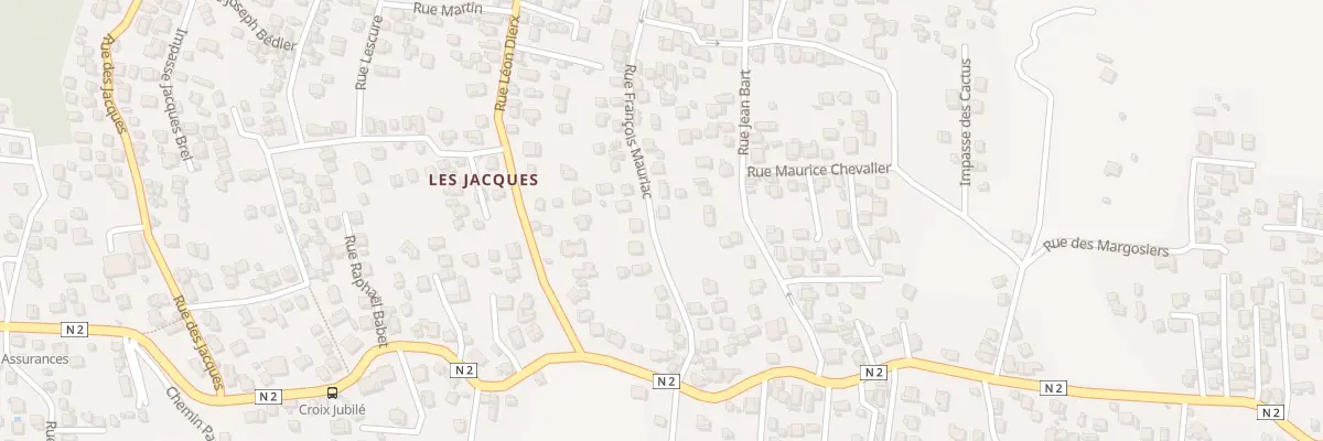 Plan du 16 Rue Francois Mauriac à Saint-Joseph