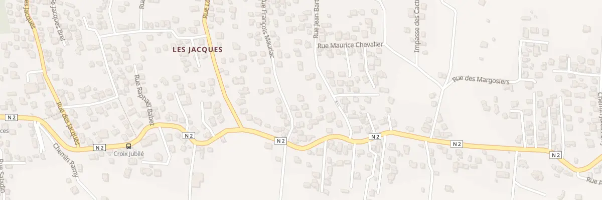 Plan du 14 Rue Francois Mauriac à Saint-Joseph