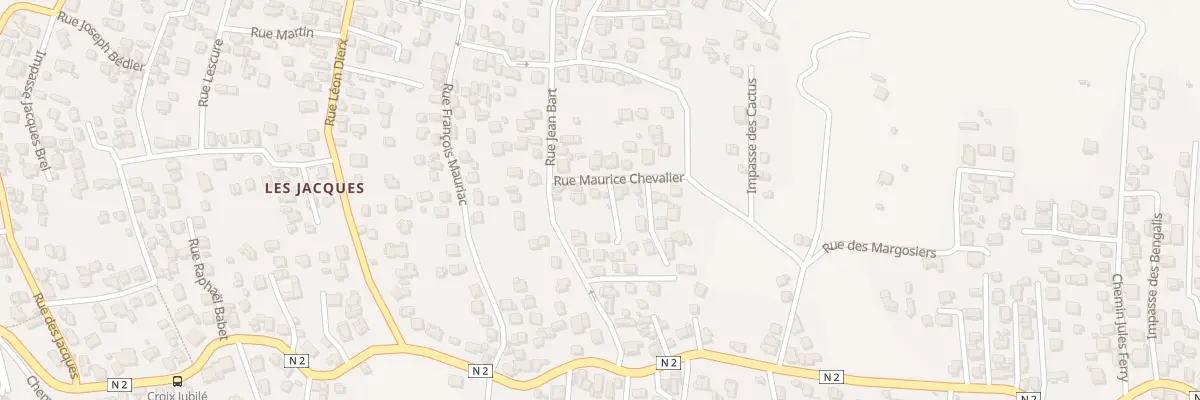 Plan du 25 Rue Maurice Chevalier à Saint-Joseph