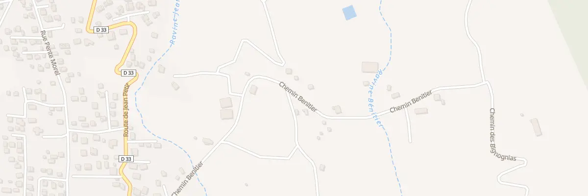 Plan du 1 Che des Pois de Senteur à Saint-Joseph