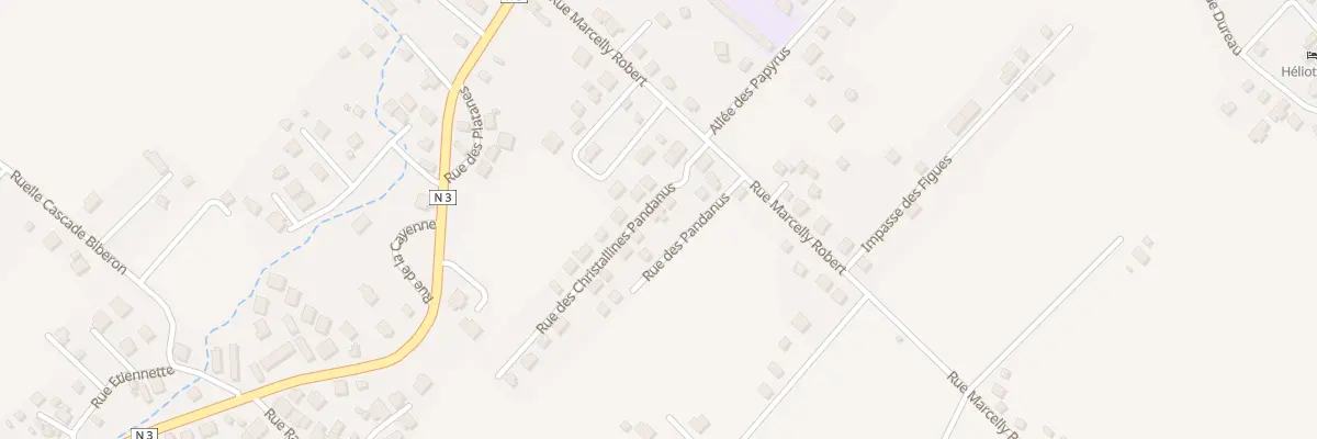 Plan du 5 Rue des Cristallines à La Plaine-des-Palmistes