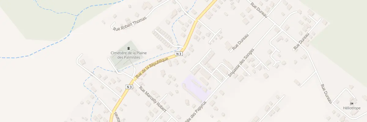 Plan du 157 Rue de la République à La Plaine-des-Palmistes