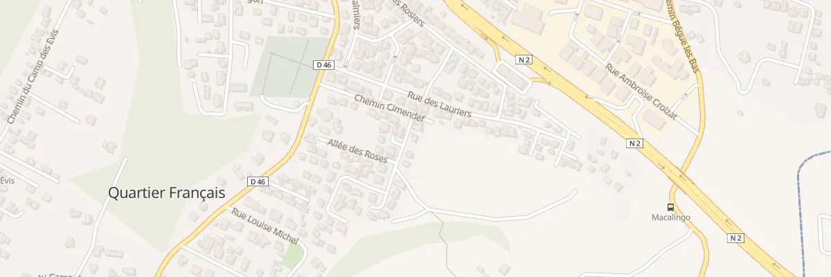 Plan du 3 Che Cimendef à Sainte-Suzanne