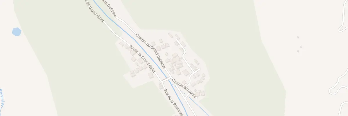 Plan du 11 Che Bancoule à Saint-Joseph