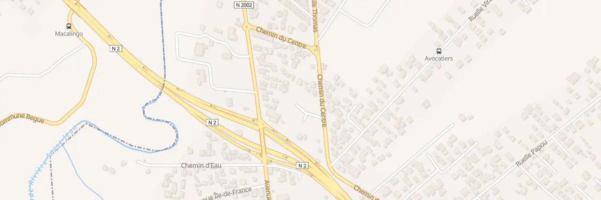 Plan du 244 Che du Centre à Saint-André