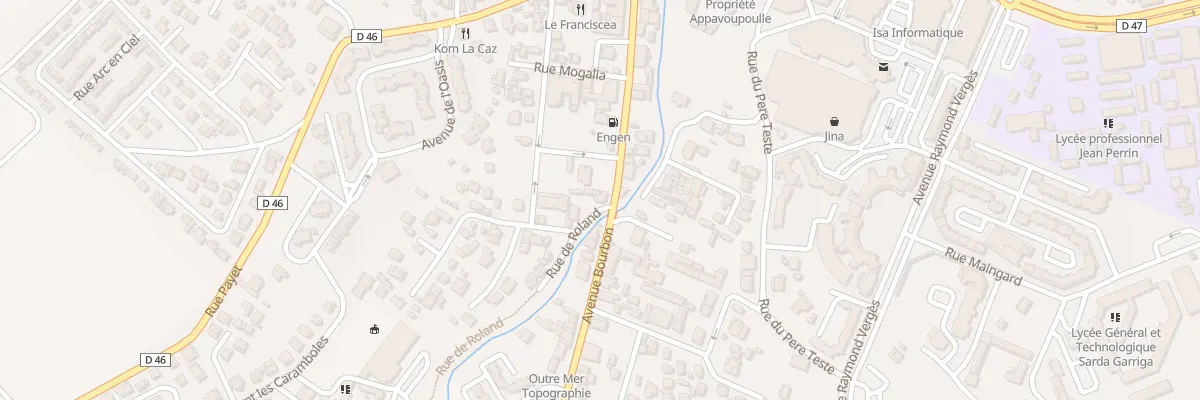 Plan du 8 Che Maitre à Saint-André