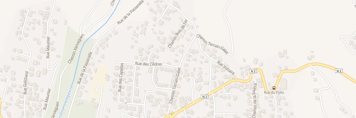 Plan du 21 Che Terrain Galet à Saint-Joseph