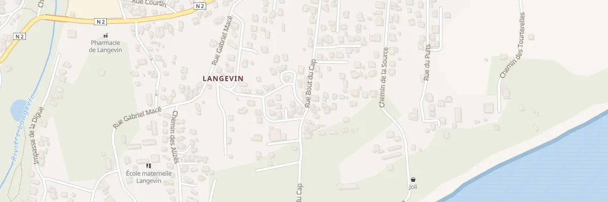 Plan du 1 Cite Alamanda à Saint-Joseph