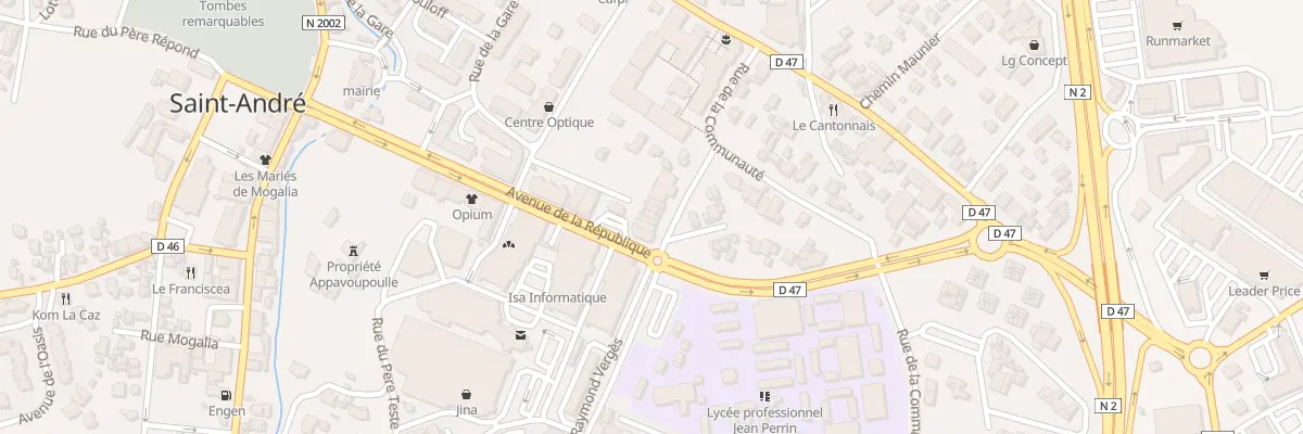 Plan du 3133 Av de la Republique à Saint-André