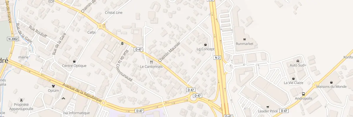 Plan du 50 Che Maunier à Saint-André