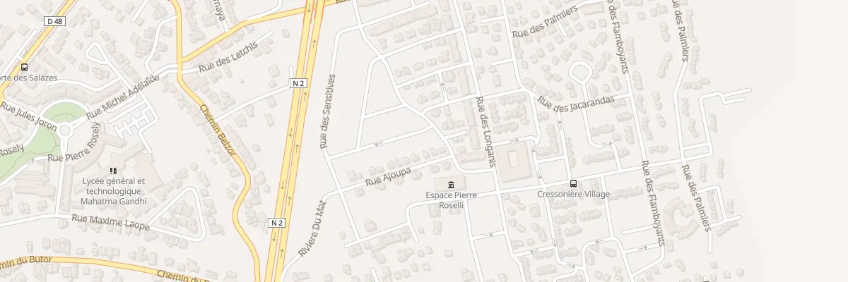 Plan du 15 Rue des Grenadines à Saint-André