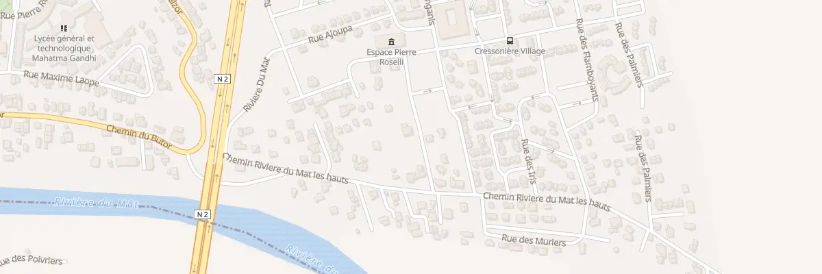 Plan du 231 Che Riviere du Mat les Hauts à Saint-André