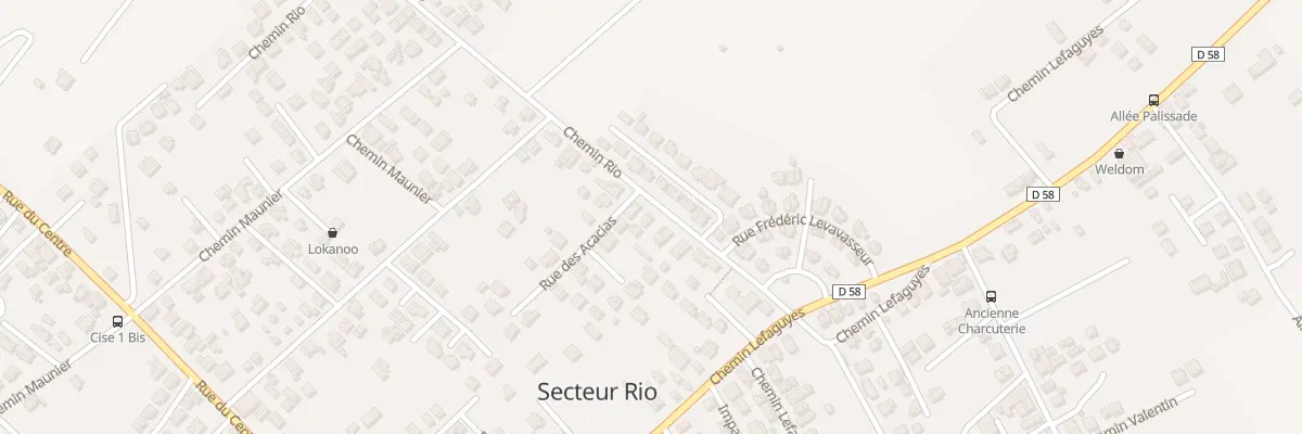 Plan du 810 Che Rio à Saint-André