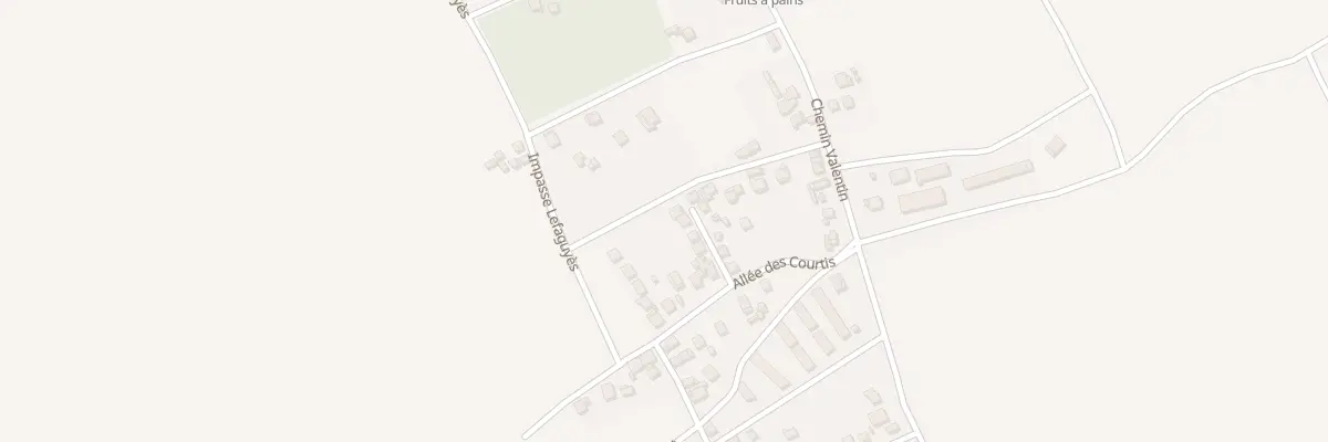 Plan du 726 Che Valentin à Saint-André