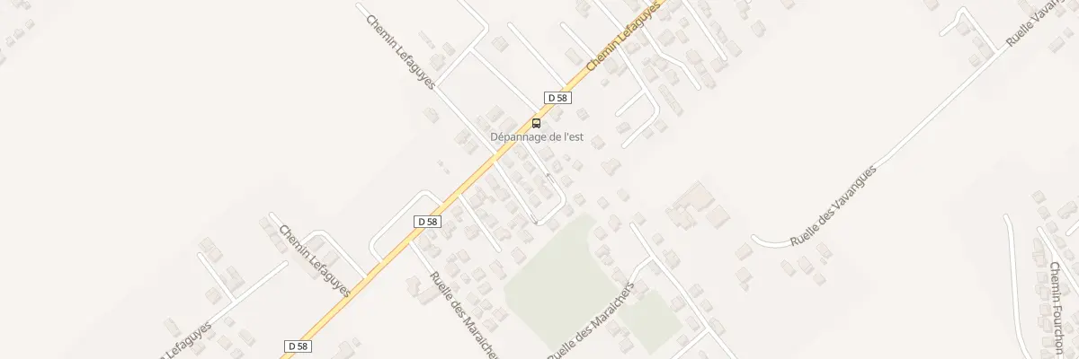 Plan du 2436 Che Lefaguyes à Saint-André