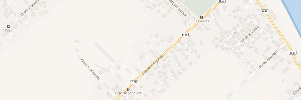 Plan du 2681 Che Lefaguyes à Saint-André