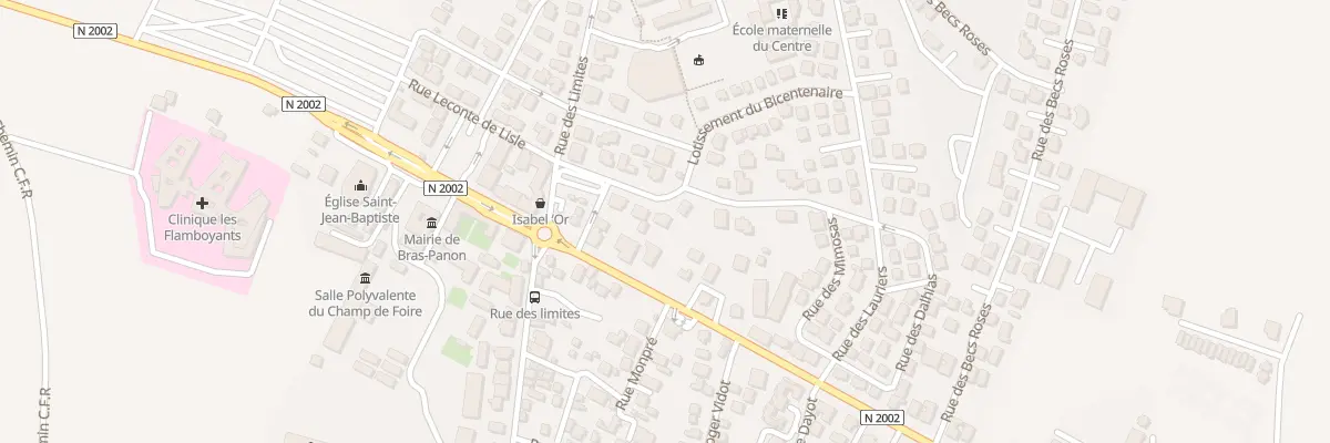 Plan du 7 Rue du 20 Decembre à Bras-Panon