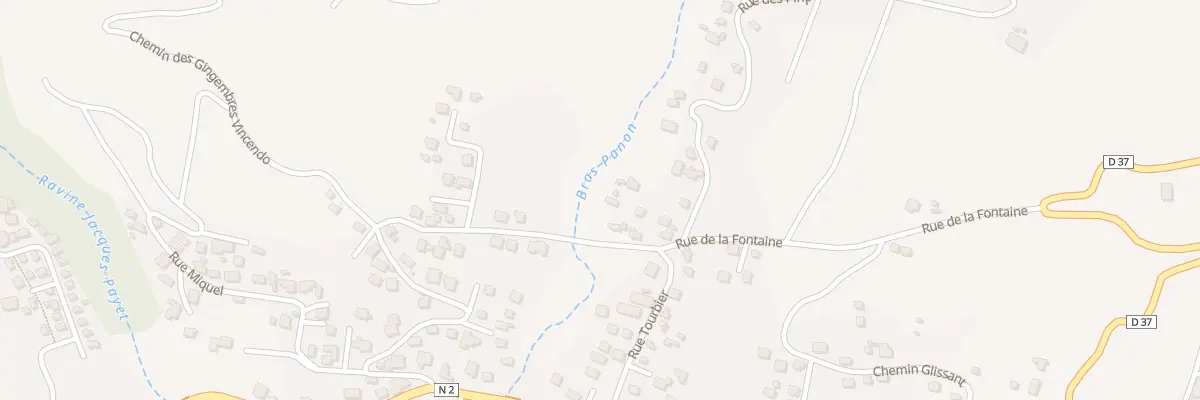 Plan du 21 Rue de la Fontaine à Saint-Joseph