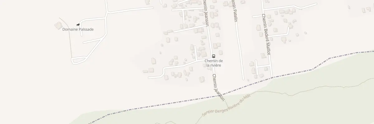 Plan du 596 Che Jeanson à Saint-André