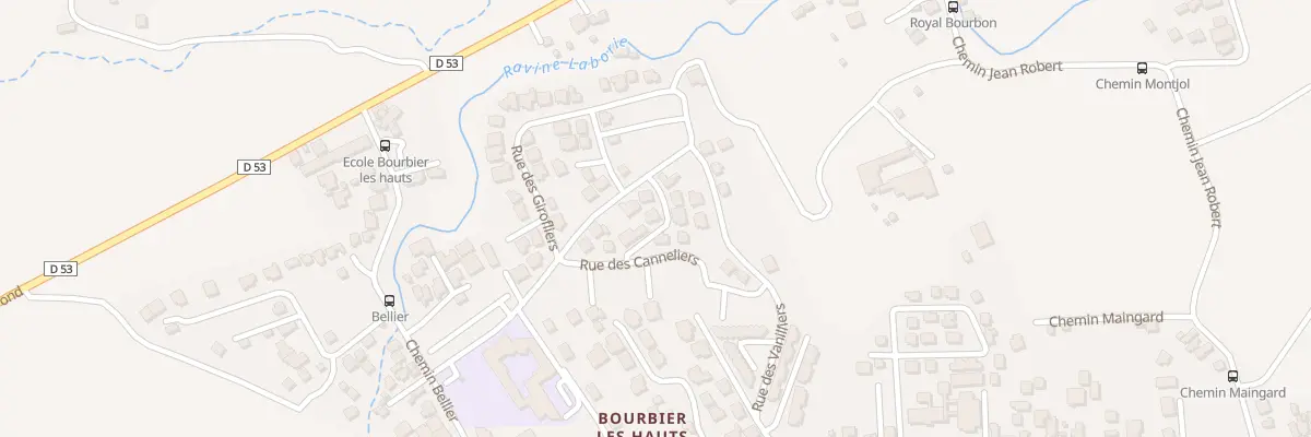 Plan du 13 Rue des Muscadiers à Saint-Benoît