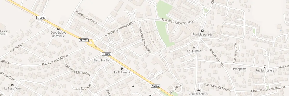 Plan du 17 Rue des Topazes à Bras-Panon
