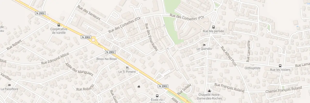 Plan du 32 Rue des Topazes à Bras-Panon
