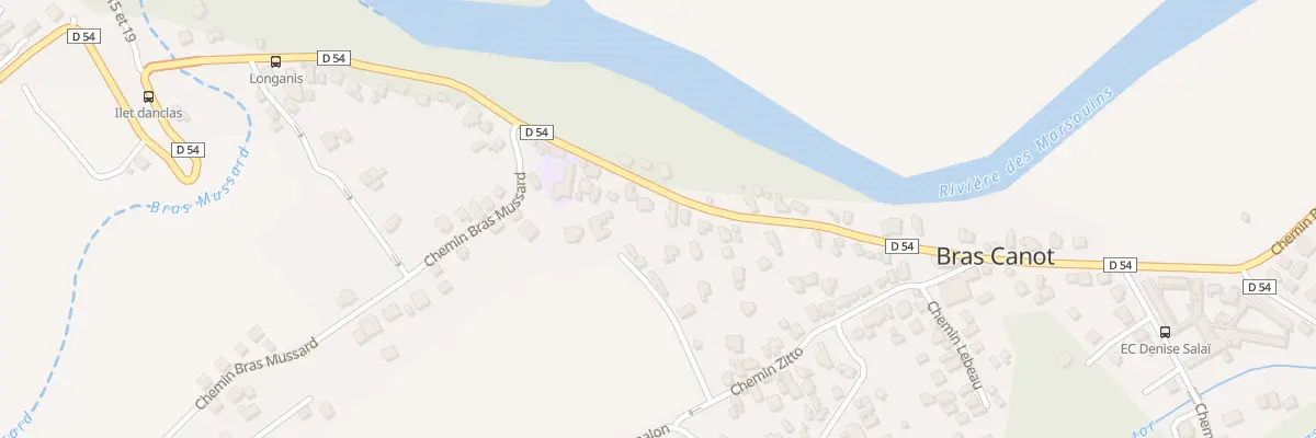 Plan du 41 Cd 54 Cratere à Saint-Benoît