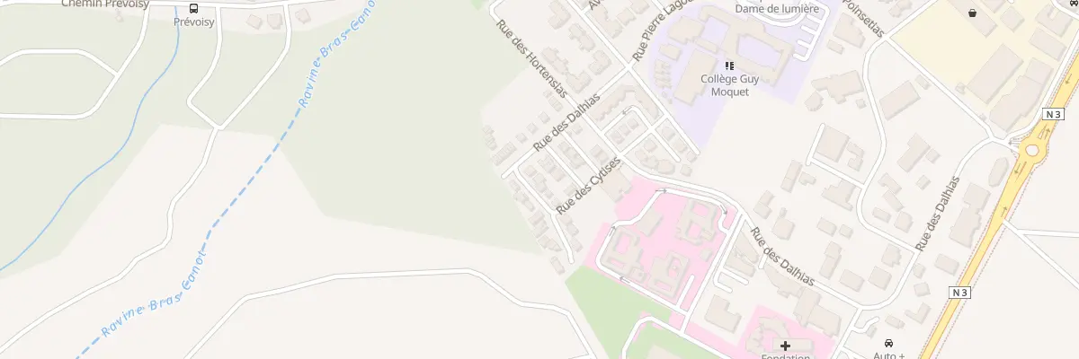 Plan du 44 Rue des Cytises à Saint-Benoît