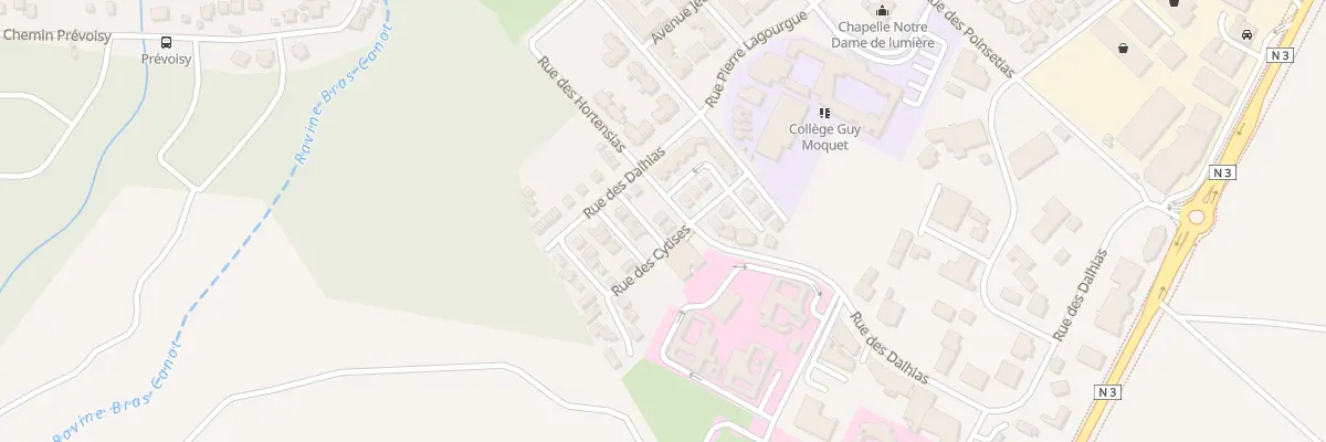 Plan du 6 Rue des Cytises à Saint-Benoît