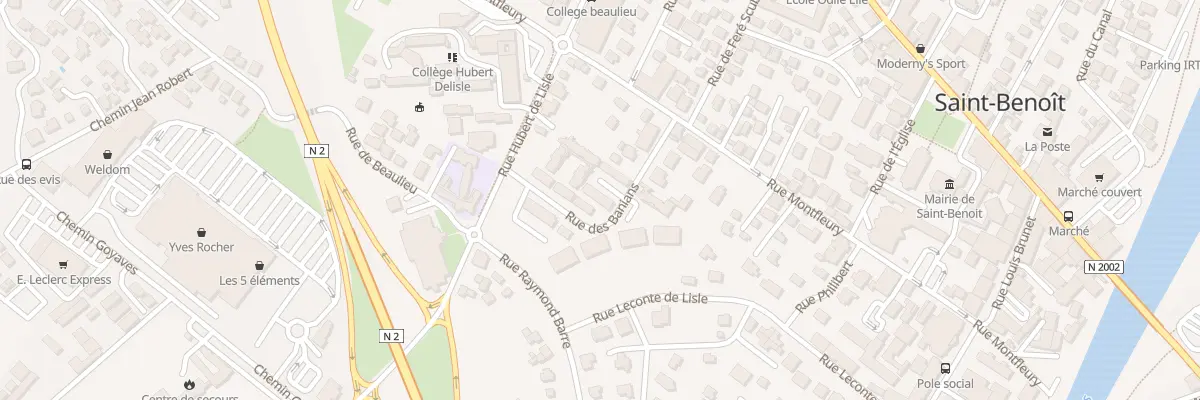 Plan du 117 Rue des Banians à Saint-Benoît