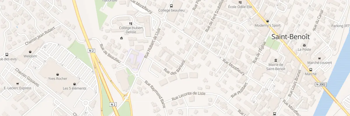 Plan du 111 Rue des Banians à Saint-Benoît